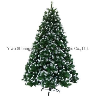6FT 7FT 8FT 9FT Artificial Green PVC Tree with Snow Tips