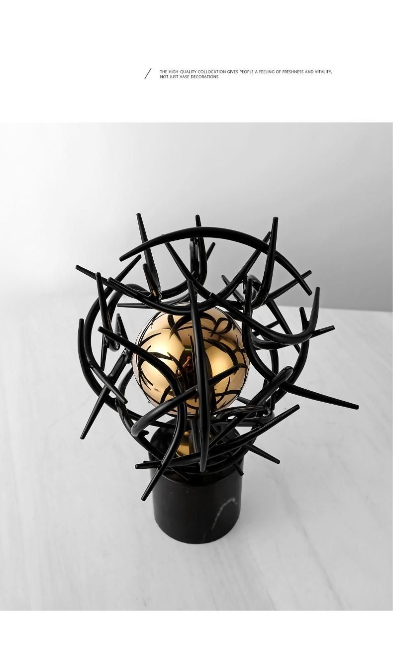 Accessories Stainless Steel Terrestrial Globe Decor Dining Table Decorations for Home Modern