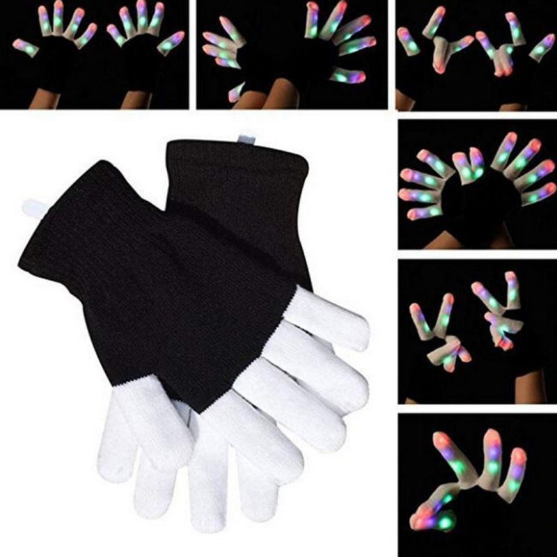 LED Luminous Gloves Light up Stage Performance Gloves