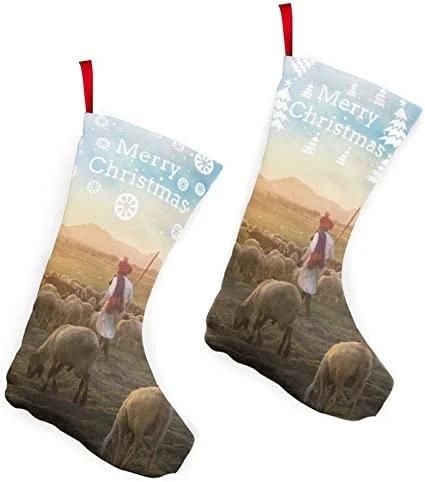 Custom Printing Polyester Christmas Stockings