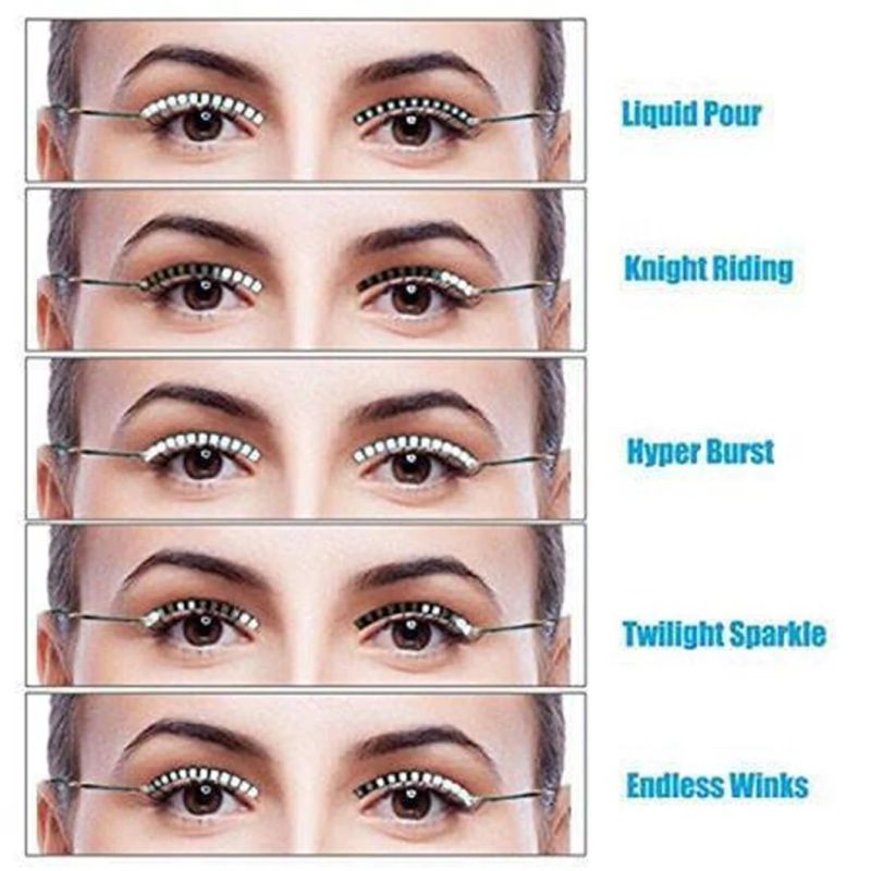 LED Eyelashes Colorful Full Flash with 7 Modes