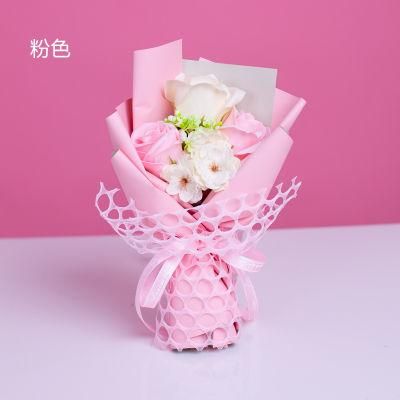 Excellent Soap Artificial Rose Flower Bouquet in Gifts Box for Valentine&prime;s Day, Mother&prime;s Day, Christmas, Anniversary, Wedding