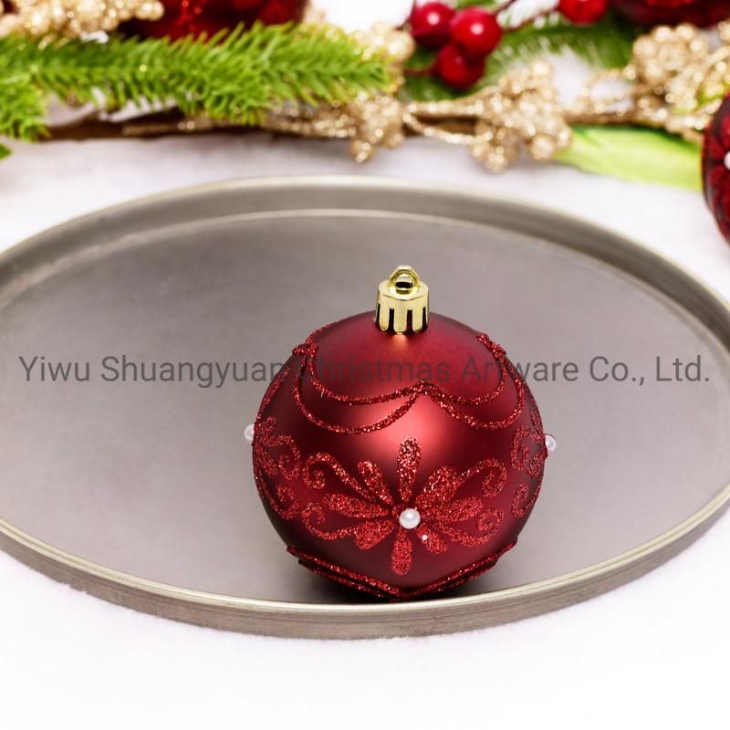 New Design Christmas Ball for Holiday Wedding Party Decoration Supplies Hook Ornament Craft Gifts