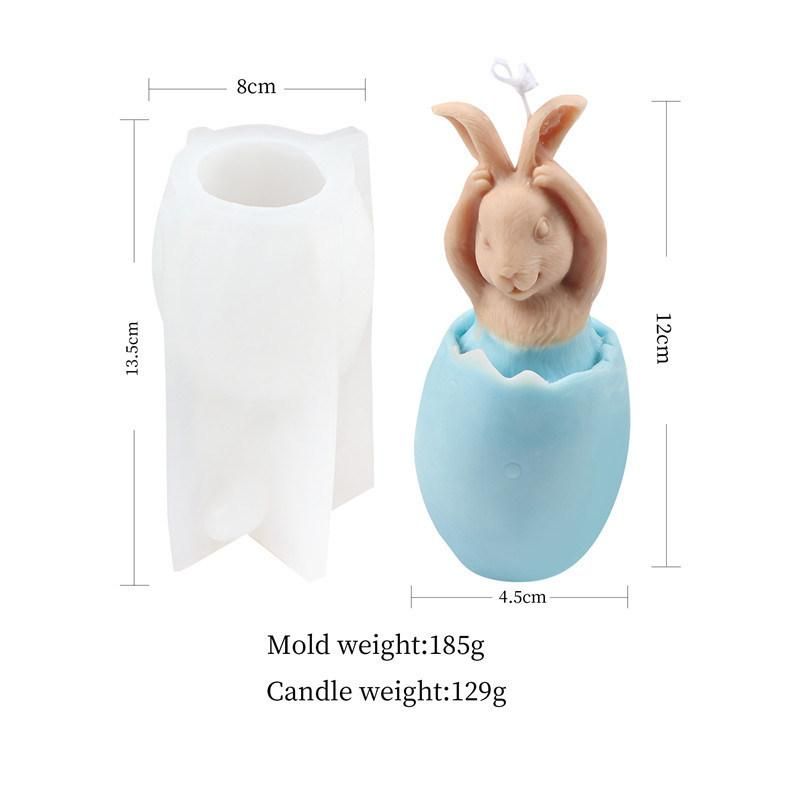 Easter Eggshell Candle Model Rabbit Aromatherapy Module