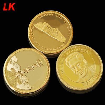 Canada 24K Gold Plating Art Challenge Animal Engraved Coins