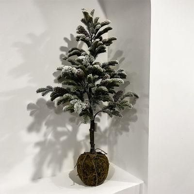 Wholesale Custom Size Snowy Flocking Mini Christmas Tree