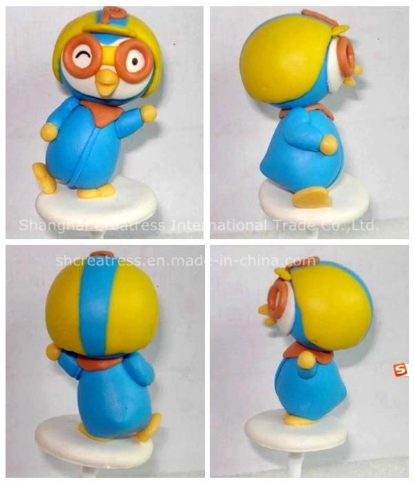 Polymer Clay Cartoon Cake Decorations, Christmas Decoration