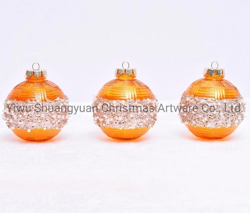 New Design Christmas Ball for Holiday Wedding Party Decoration Supplies Hook Ornament Craft Gifts