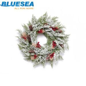 Small Red Fruit Pine Cone PE Vhristmas Wreath Christmas Decoration