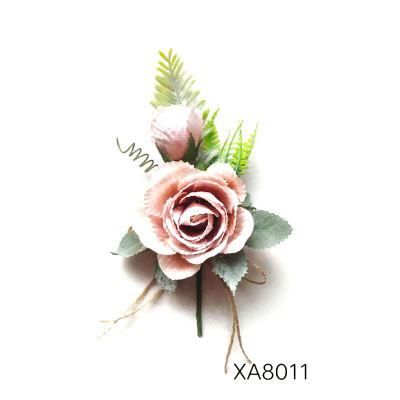 Decorative Fake Silk Artificial Flower for Wedding Bouquet