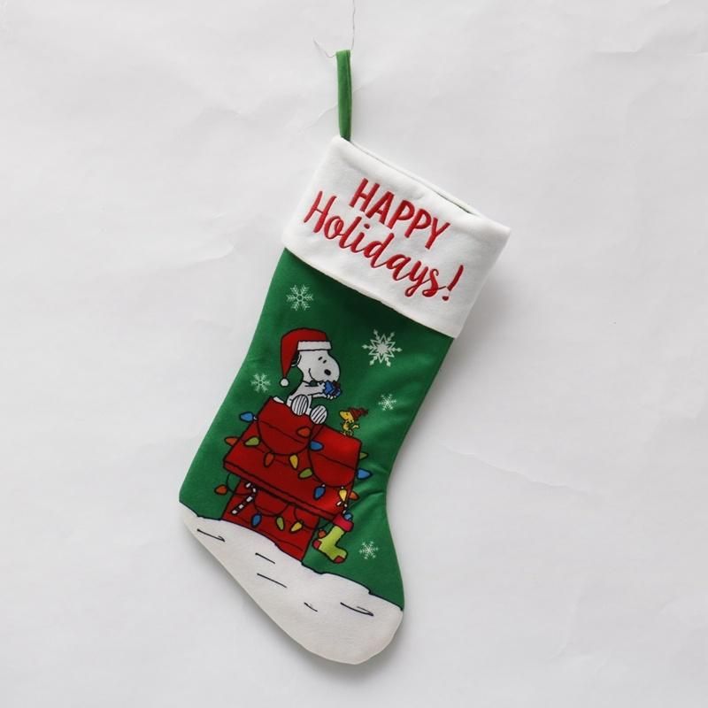 Factory Price Luxury Us Style Christmas Party Christmas Hanging Gift Stockings