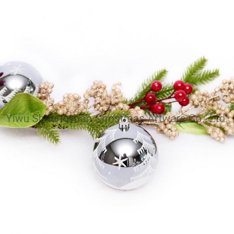 New Design Christmas Ball for Holiday Wedding Party Decoration Supplies Hook Ornament Craft Gifts
