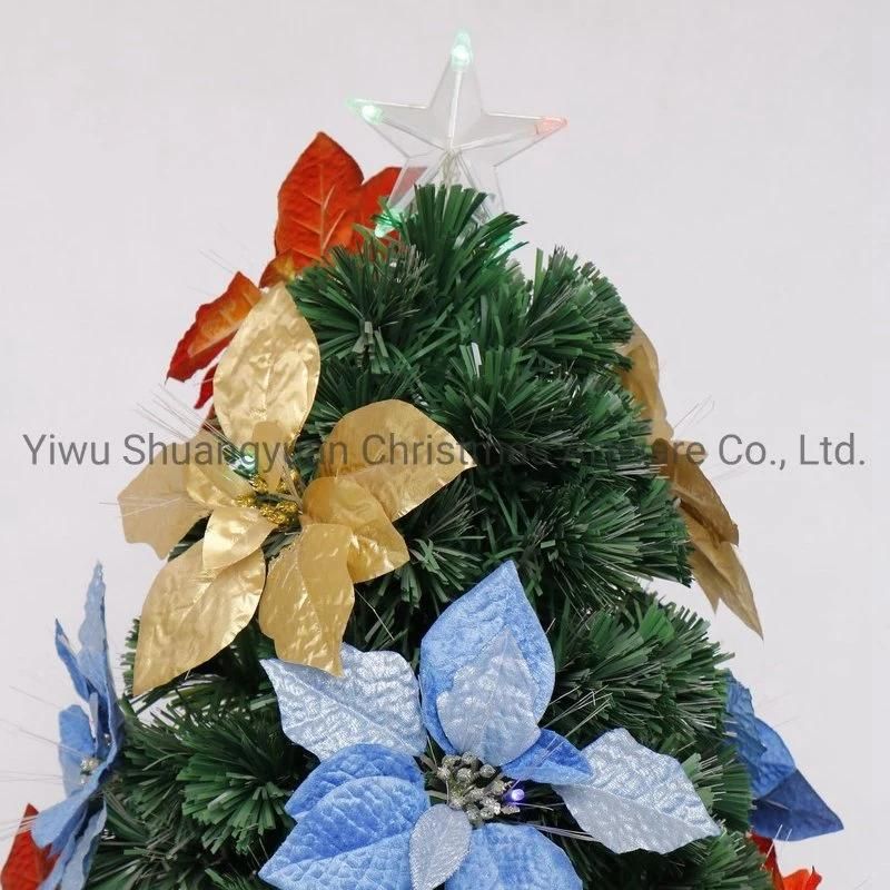 45-300cm Christmas Fiber Tree for Holiday Wedding Party Decoration Supplies Hook Ornament Craft Gifts