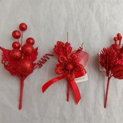 Artificial Berries Stems Berries Pick Christmas Decoration