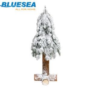 Desktop Flocking PE White Mini Christmas Tree Home Decoration