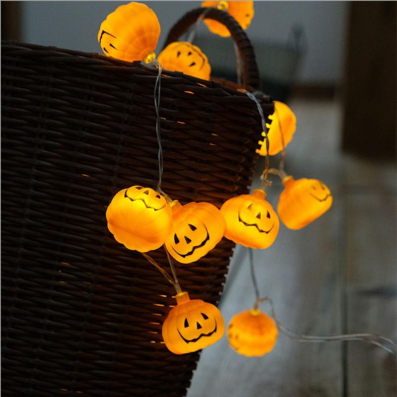 LED Pumpkin Lights Pumpkin Lamp String Pumpkin Solar Lights