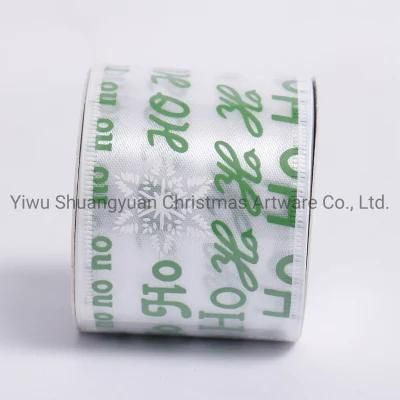 Christmas Ribbon Decor for Holiday Wedding Party Decoration Supplies Hook Ornament Craft Gifts