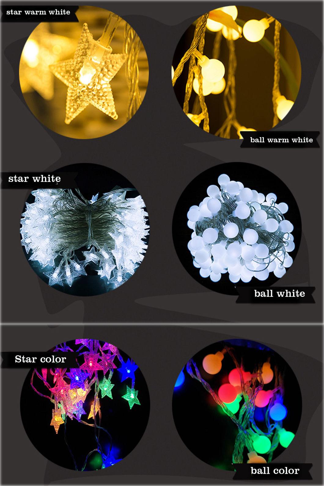 LED Star String Twinkle Star Light LED Decoration Window Lamp