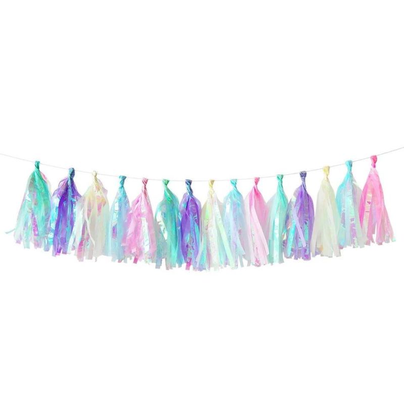 11colors 12X20cm Double Balloon Paper Fringe Holiday Decoration Birthday Party Wedding Children′s Day Kindergarten Christmas Decoration 5 Packages