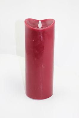 No Fire Realistic Candle Flame Real Wax Candle Lamp