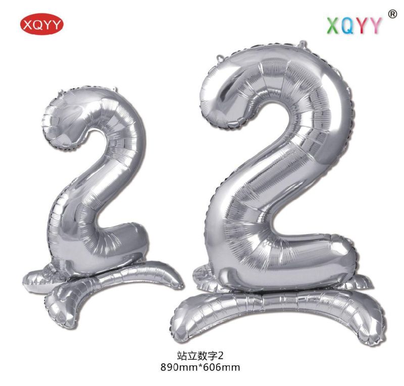 Mylar Number 32 Inch Party Decoration Foil Number Balloon