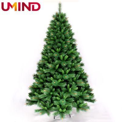 Yh1955 210cm Full Size Factory Price Green Decoration Christmas Tree