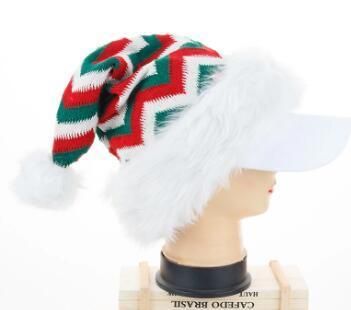 2021 New Striped Santa Hat