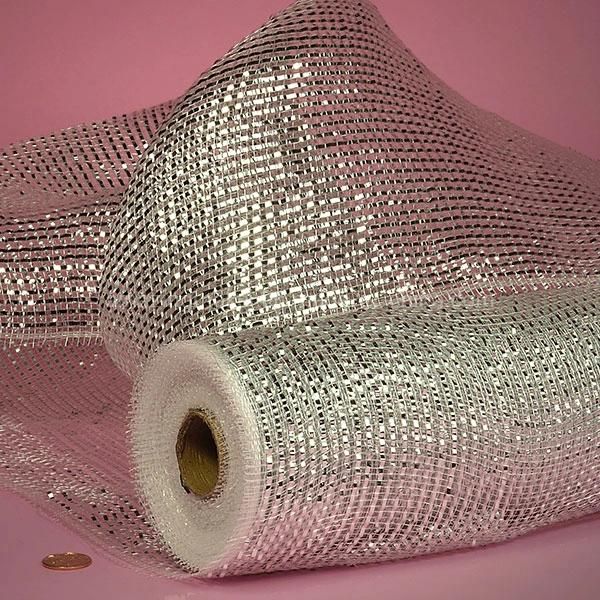 Most Popular Laser Two Color Metallic Deco Mesh (AM-DM018)