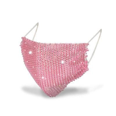 Fashion Rhinestone Luxury Diamond Bling Party Mask for Christmas Gifts