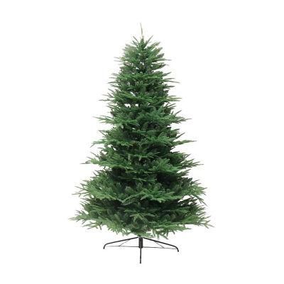 Artificial Christmas Tree Hinged Full Natural Spruce PVC Fir Tree