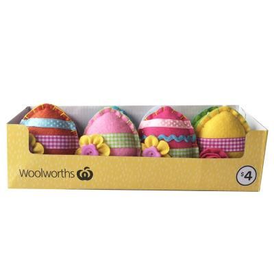 Wholesale Color Cotton Ornaments Packaging Felt Decoration Easter Egg