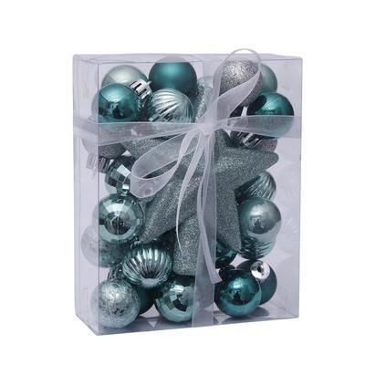 New Design Plastic Balls Pack Sets Hanging Ornaments Tree Decoration