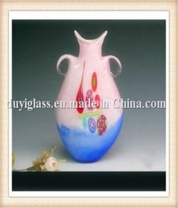 Multicolour Vase Glass Craft for Decoration