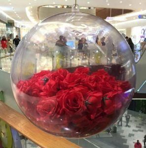 Supermarket Decoration Clear Acrylic Sphere