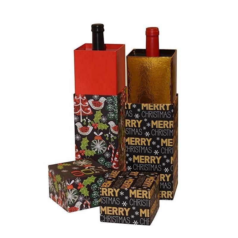 Christmas Wine Paper Box