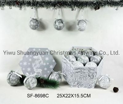 Grey Christmas Balls Christmas Ornaments Balls Christmas Tree Ball