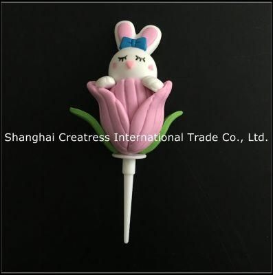 Stable Quality Cake Decoration Handmade Cute Easter Bunny Polymer Clay