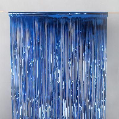 Multiple Size Many Colors Metallic Tinsel Foil Fringe Door Curtains for Party Photo Backdrop