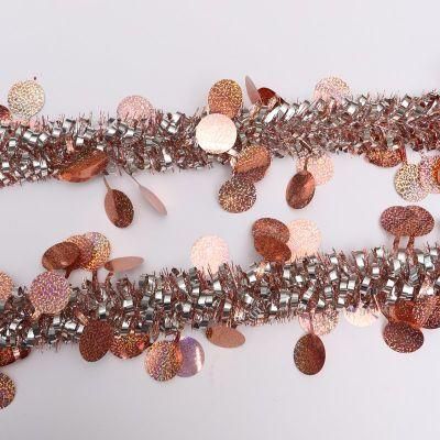 Factory Price 2m*6ply Shiny Christmas Pet Tinsel
