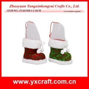 Christmas Decoration (ZY16Y030-1-2 14CM) Classic Christmas Stripe