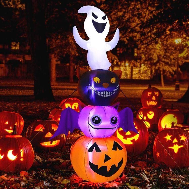 Halloween Inflatable Outdoor Pumpkin Halloween Ghost Tree Halloween Decorations