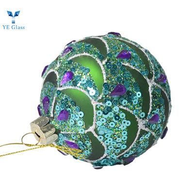Christmas Glass Painted Ball Personalized Christmas Tree Decoration