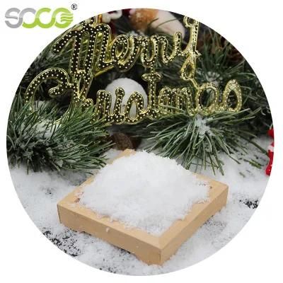 Non-Toxic New Style Sodium Polyacrylate Granules Soft Snow for Christmas Tree Party Decoration Artificial Flowers