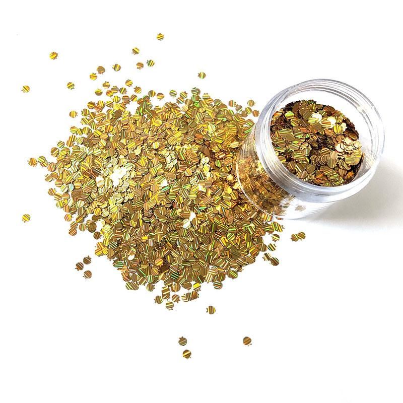 Wholesale Cosmetic Grade Special Shape Glitter Powder Dolphin Snow Round Heart Butterfly Moon Shaped Glitter
