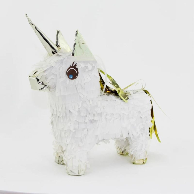 Birthday Party White Color Unicorn Pinata