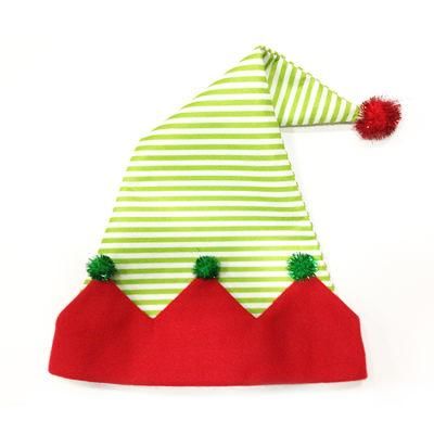 Factory Wholesale Party Funny Felt Christmas Top Hat Kids Elf Hat