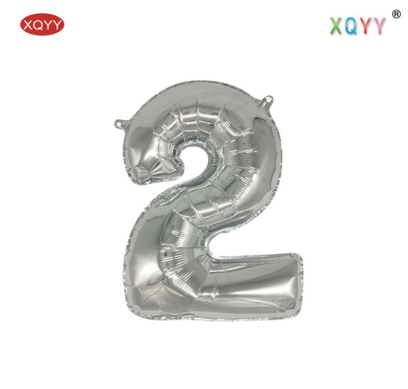 Romantic Numerical Balloons Birthday Foil Balloons Advertising Balloon