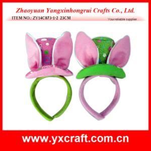 Easter Decoration (ZY14C873-1-2) Spring Party Bunny Ear with Hat Headband