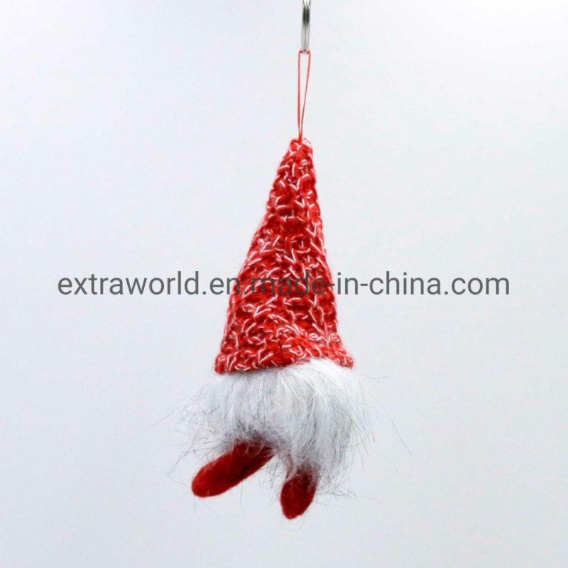 2021 New Christmas Decoration Santa Claus Doll for Keychain