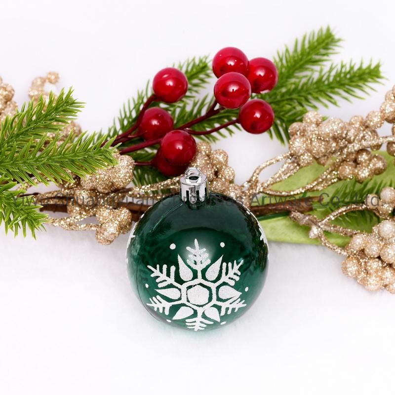 New Design Christmas Ball for Holiday Wedding Party Decoration Supplies Hook Ornament Craft Gifts